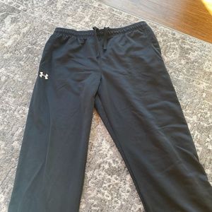 Mens Under Armour Black Track Pants